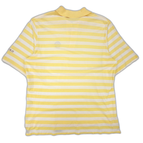 POLO GOLF Ralph Lauren Striped Cotton Shirt Preppy Old Money Quiet Luxury Sporty - Picture 6 of 7